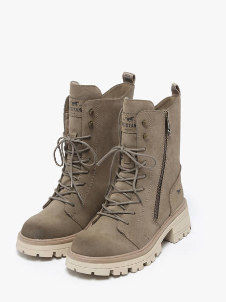 Enkellaarsjes Mustang Beige women 1469502 ander zicht 2