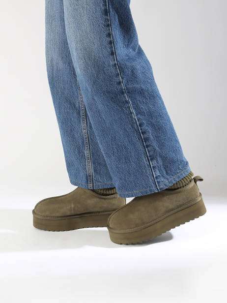 Enkellaarsjes Eggy Platform Colors of california Groen women CYWPLA09 ander zicht 1