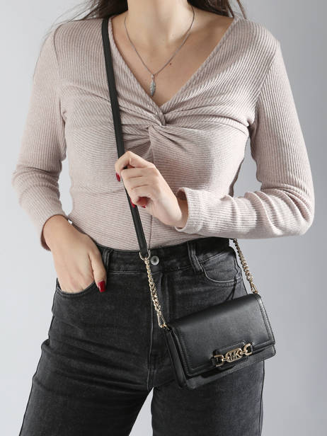 Cross Body Tas Heather Leder Michael kors Zwart heather F2G7HC1L ander zicht 1