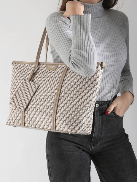 Schoudertas Paris Miniprix Beige paris F8544 ander zicht 1