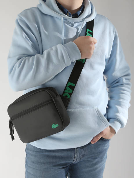 Cross Body Tas Lacoste Zwart lcst NH4798TX ander zicht 1