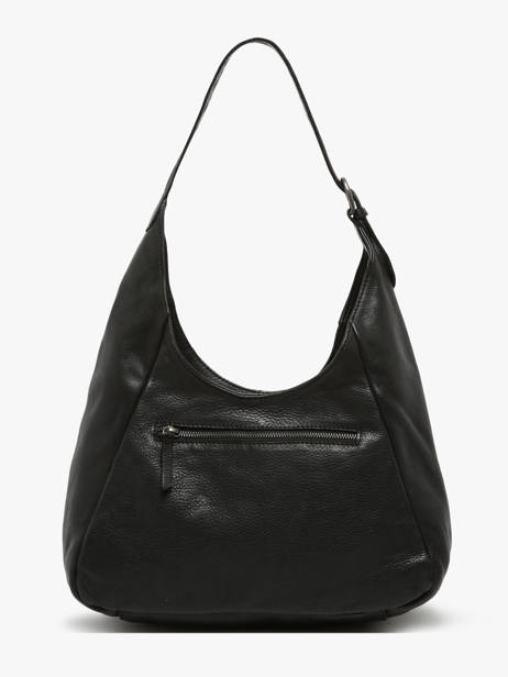 Schoudertas Barcelone Leder Basilic pepper Zwart barcelone BBAC06 ander zicht 4