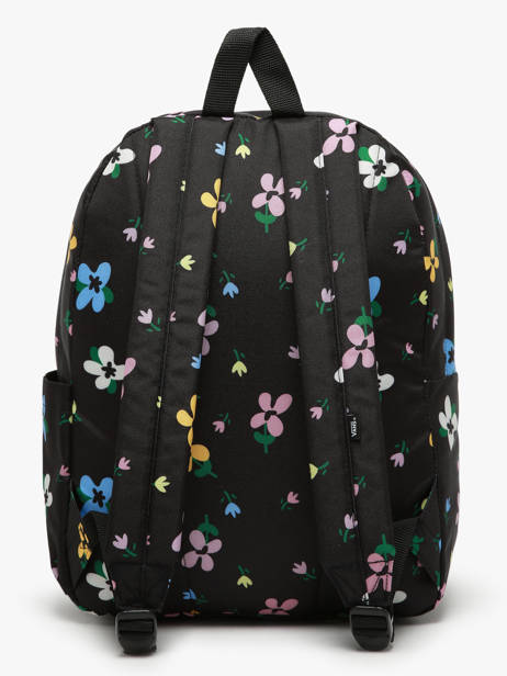 Rugzak 1 Compartiment Vans Zwart backpack VN000H4Y ander zicht 3