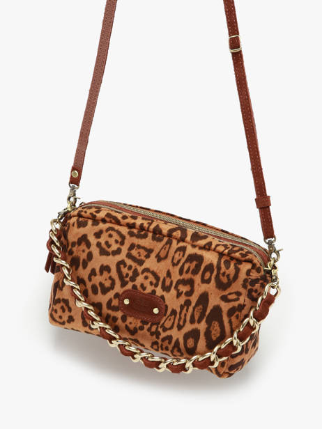 Cross Body Tas Lp Mila louise Bruin lp 23673LP1 ander zicht 2