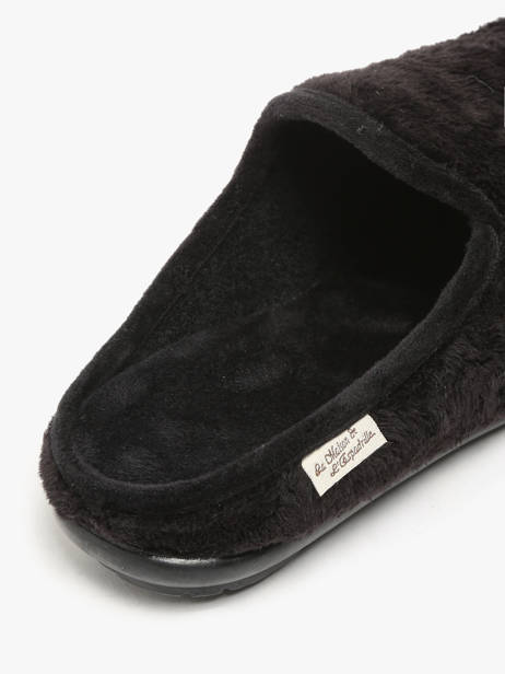 Pantoffels La maison de l'espadrille Zwart women 7 ander zicht 1
