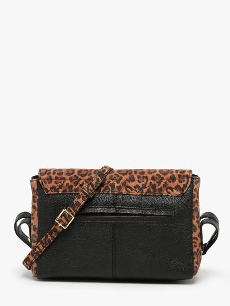Cross Body Tas Leopard Leder Paul marius Zwart leopard DIANSLEO ander zicht 4