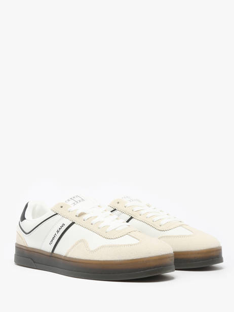 Sneakers Uit Leder Tommy hilfiger Beige men 1524BDS ander zicht 1
