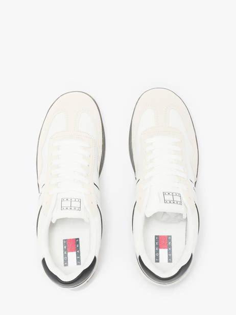 Sneakers Uit Leder Tommy hilfiger Beige men 1524BDS ander zicht 3
