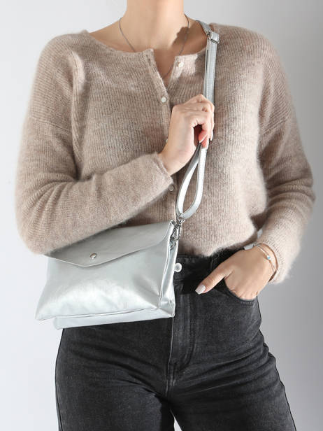 Cross Body Tas Venus Miniprix Zilver venus F2315 ander zicht 1
