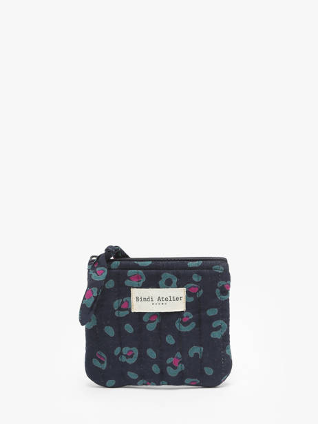 Portemonnee Bindi atelier Blauw bengal B