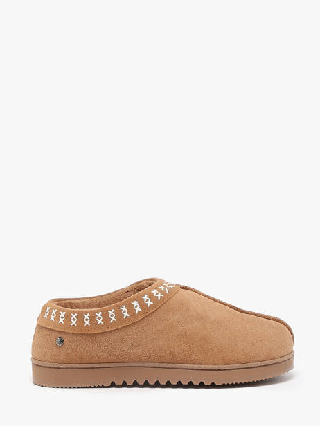 Pantoffels Isotoner Bruin women 97424