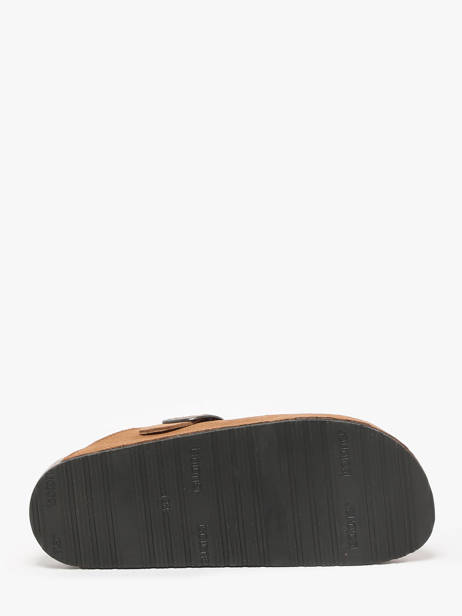 Pantoffels Uit Leder Isotoner Bruin women 94998 ander zicht 5