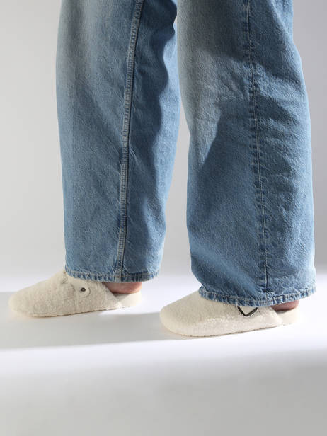 Pantoffels Isotoner Wit women 97388 ander zicht 1