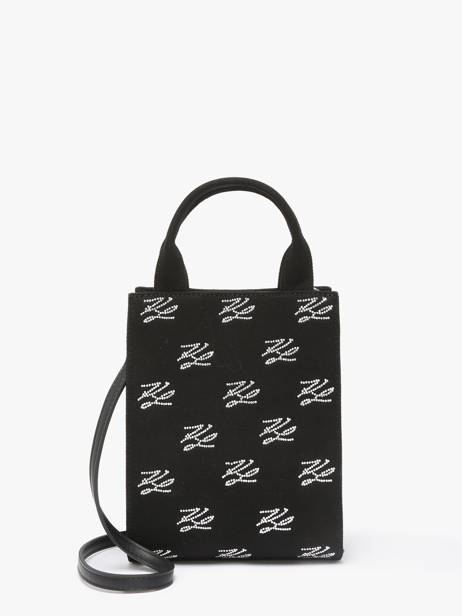 Cross Body Tas K Autograph Katoen Karl lagerfeld Zwart k autograph A1W50026