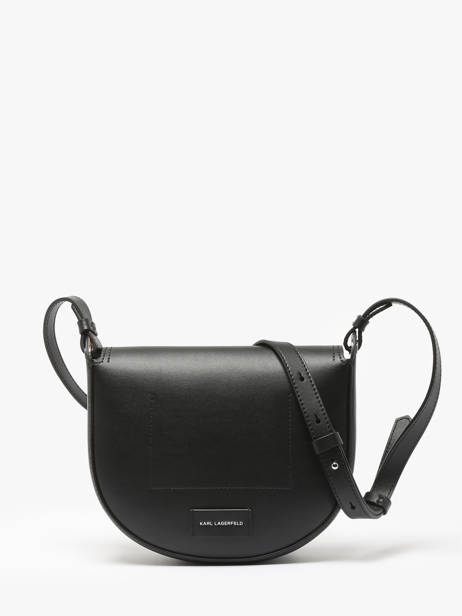 Cross Body Tas K Circle Leder Karl lagerfeld Zwart k circle A1W30212 ander zicht 3