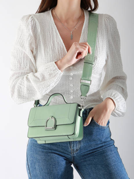 Cross Body Tas S Altesse Leder Etrier Groen altesse EALT048S ander zicht 1