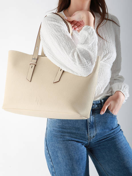 Schoudertas Cavalier Leder Etrier Beige cavalier ECLR127M ander zicht 1