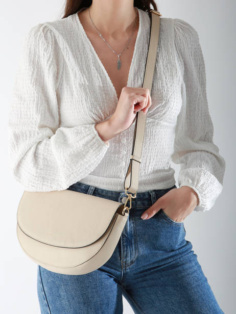 Cross Body Tas Tradition Leder Etrier Beige tradition ETRA065M ander zicht 1