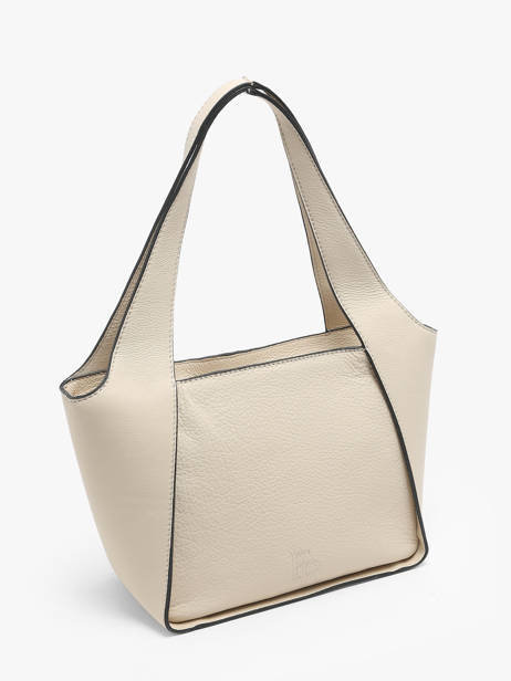 Schoudertas M Foudre Leder Etrier Beige foudre EFOD107M ander zicht 2