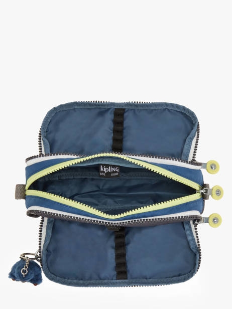 Pennenzak 3 Compartimenten Kipling Blauw back to school / pbg PBG13564 ander zicht 1