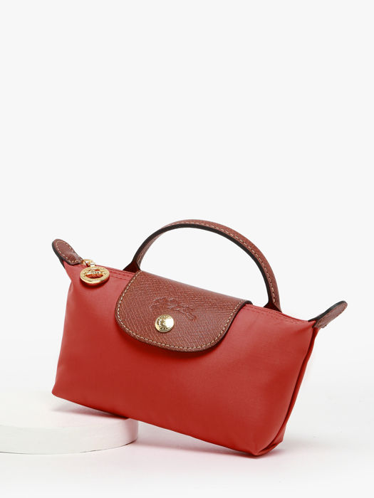 Longchamp Le pliage original Clutch Rood