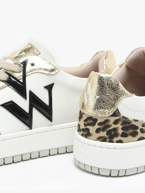 Sneakers Esmee Vanessa wu Beige women BK2609TP ander zicht 3