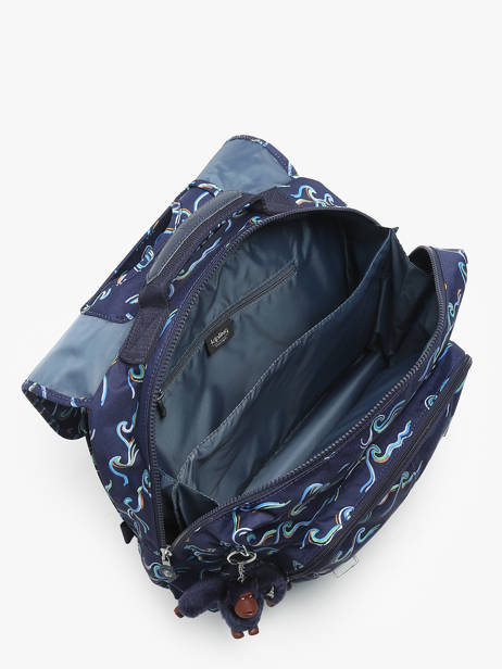 Boekentas 2 Compartimenten Kipling Blauw back to school / pbg PBGI7055 ander zicht 3