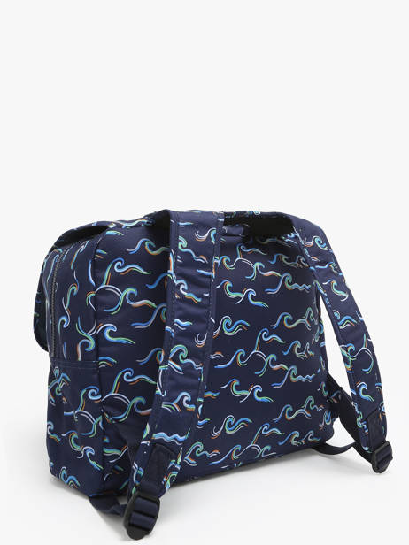 Boekentas 2 Compartimenten Kipling Blauw back to school / pbg PBGI7055 ander zicht 4
