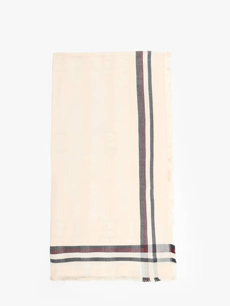 Sjaal Tommy hilfiger Wit essentiel AW17351