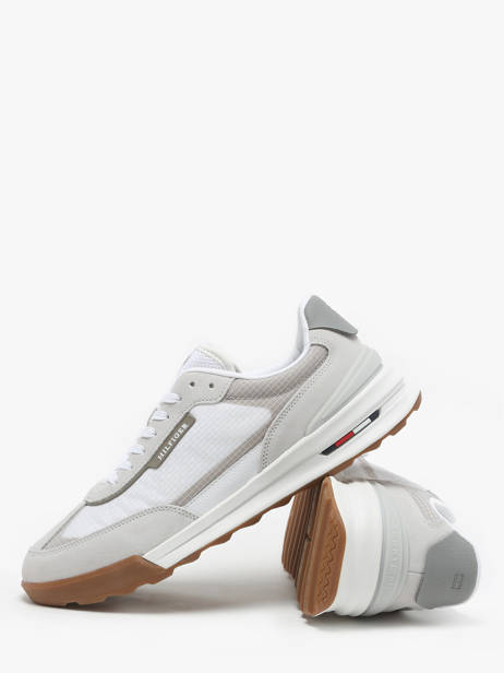 Sneakers Uit Leder Tommy hilfiger Wit men 5328YBS ander zicht 2