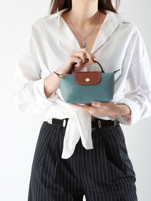 Longchamp Le pliage original Clutch Blauw
