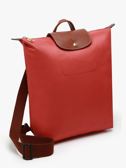 Longchamp Le pliage original Rugzak Rood