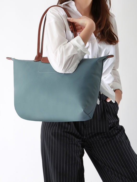 Longchamp Le pliage original Schoudertas Blauw