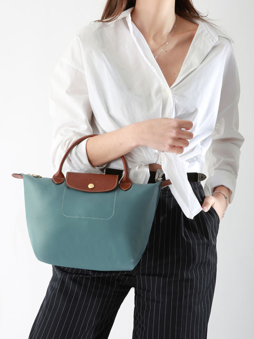 Longchamp Le pliage original Handtas Blauw