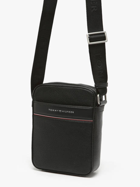 Cross Body Tas Tommy hilfiger Zwart corporate AM13303 ander zicht 2