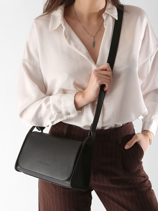 Longchamp Le foulonné Cross bodytas Zwart