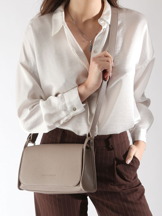 Longchamp Le foulonné Cross bodytas Grijs