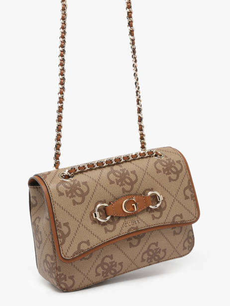 Cross Body Tas Izzy Polyurethaan Guess Bruin izzy OS865419 ander zicht 2