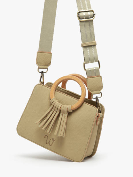 Crossbody Tas S Camomille Woomen Groen camomille WCAO1S ander zicht 2