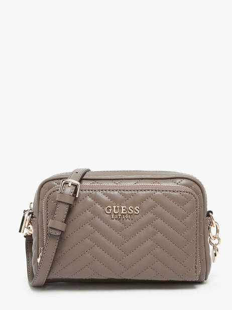 Cross Body Tas Eco Carly Polyurethaan Guess Bruin eco carly QG950814