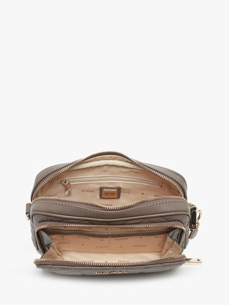 Cross Body Tas Eco Carly Polyurethaan Guess Bruin eco carly QG950814 ander zicht 3
