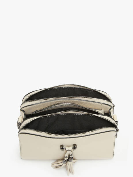 Cross Body Tas Caviar Leder Milano Beige caviar CA21101 ander zicht 3