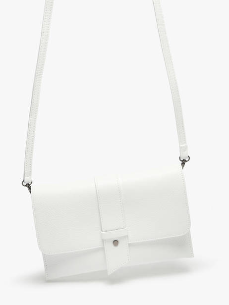 Cross Body Tas Caviar Leder Milano Wit caviar CA240610 ander zicht 2