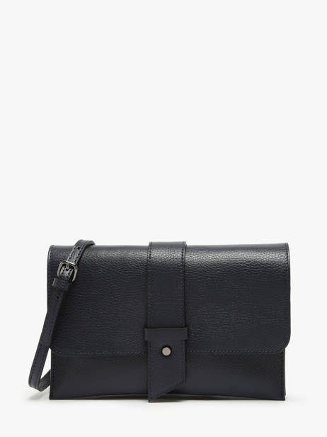 Cross Body Tas Caviar Leder Milano Blauw caviar CA240610