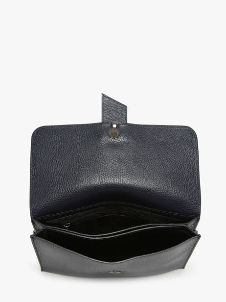 Cross Body Tas Caviar Leder Milano Blauw caviar CA240610 ander zicht 3