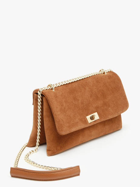 Cross Body Tas Velvet Caviar Leder Milano Bruin velvet caviar VC24115 ander zicht 2