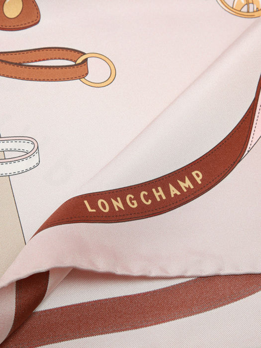 Longchamp Soie gots Sjaal Roze