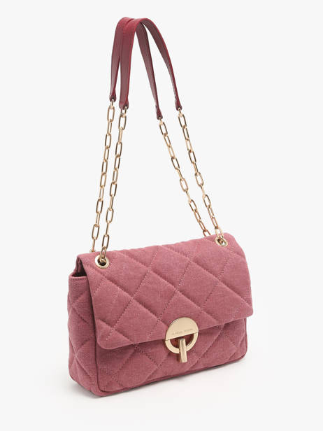 Cross Body Tas Moon Linnen Vanessa bruno Roze moon 70V40329 ander zicht 2