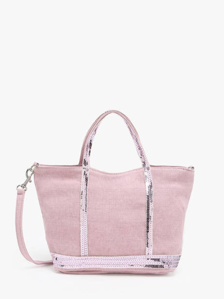 Cross Body Tas Baby Cabas Linnen Vanessa bruno Roze cabas lin 31V40410