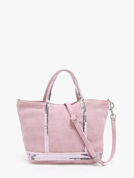 Cross Body Tas Baby Cabas Linnen Vanessa bruno Roze cabas lin 31V40410 ander zicht 4